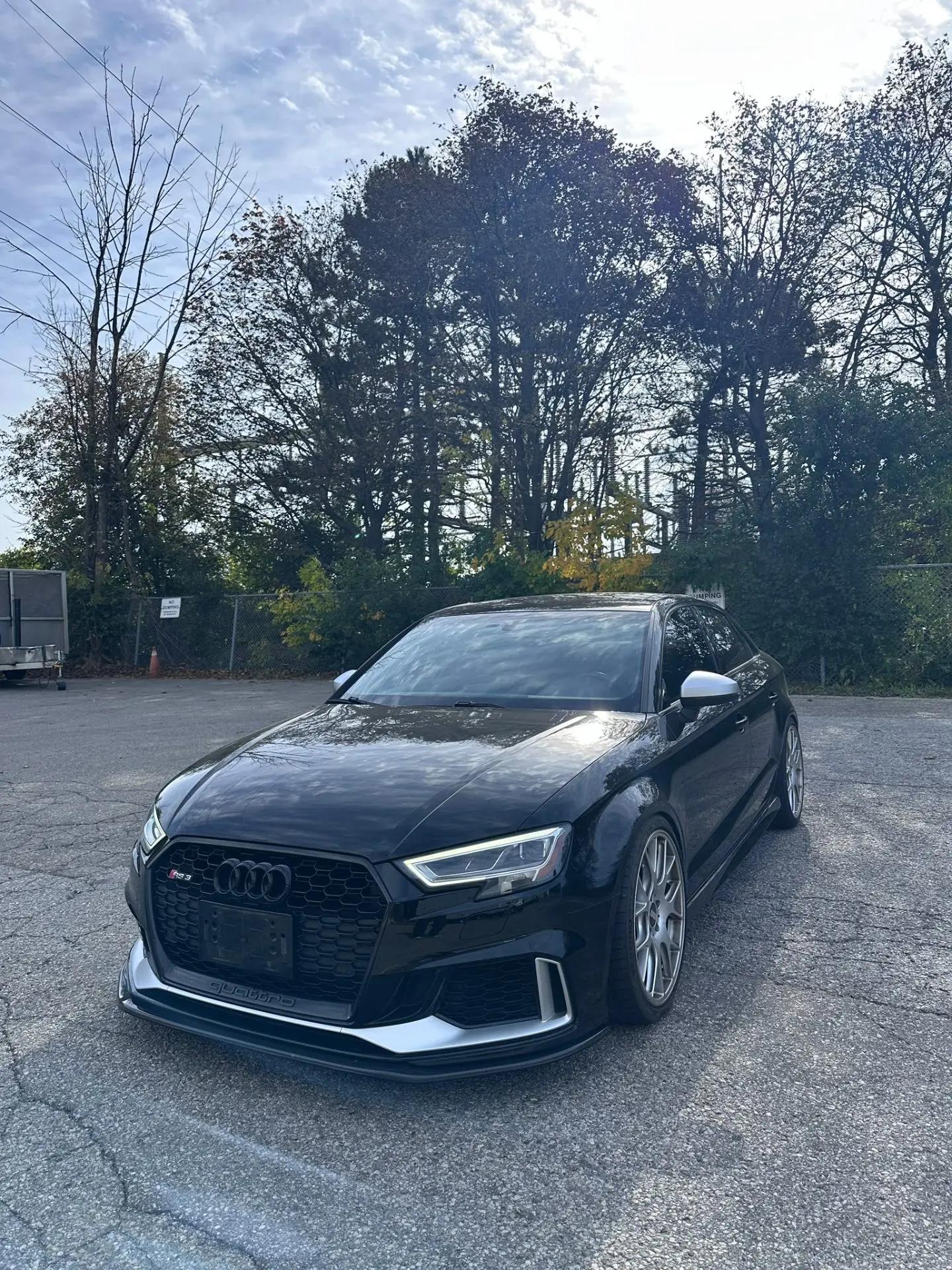 2018 Audi RS 3, front three quarter view