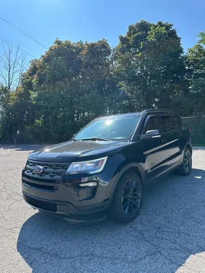 2018 Ford Explorer XLT in Black