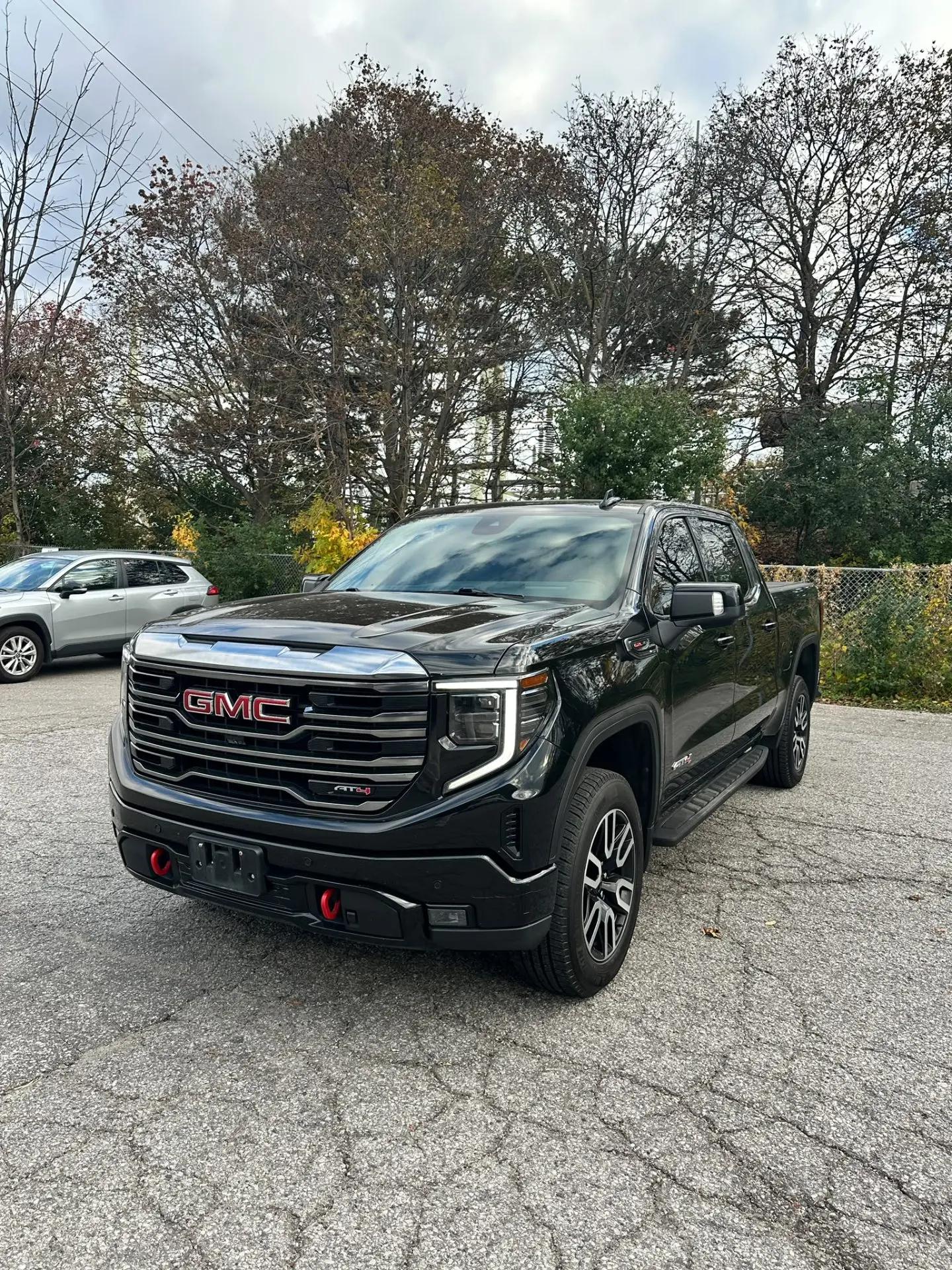 2025 GMC Sierra 1500 AT4, front three quarter view