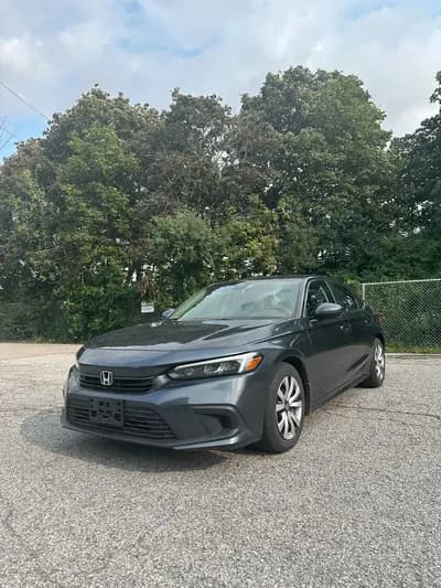 2024 Honda civic LX-B in Gray