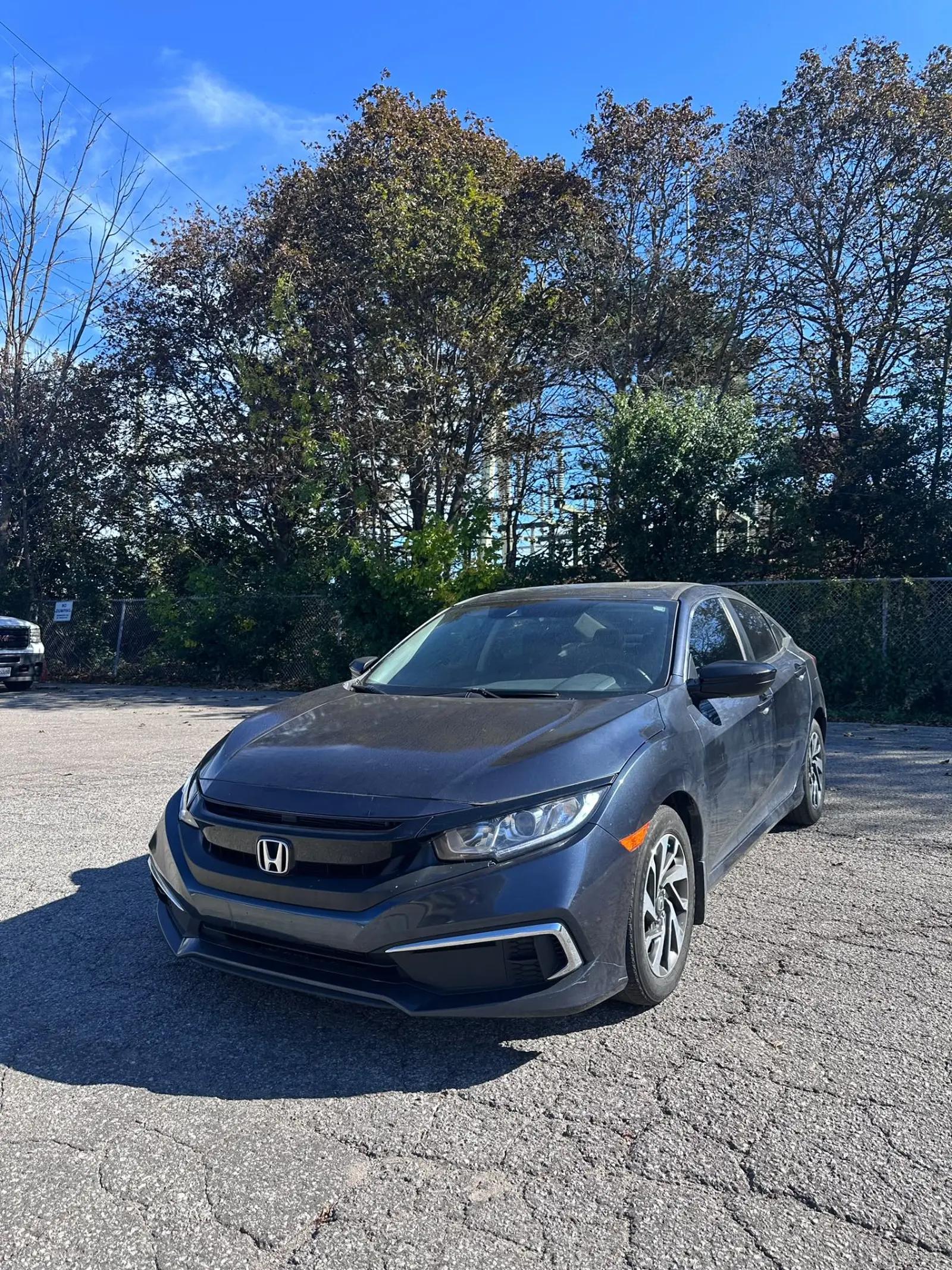 2020 Honda Civic EX, front three quarter view